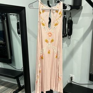 Free People blush dress. Size M. NWT